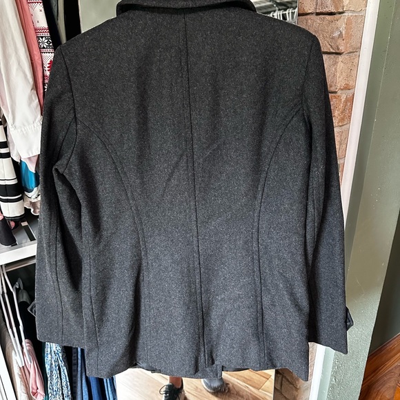 Dark Grey Peacoat - Picture 2 of 3